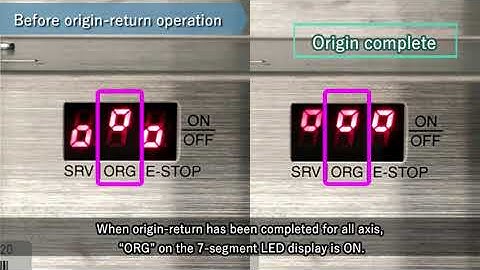 RCX340 PBX operation  #3  Origin return operation