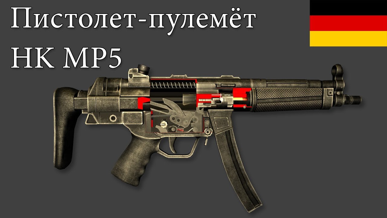 Пистолет пулемет HK MP5A2, MP5A3, MP5A4: основные модификации HK MP5