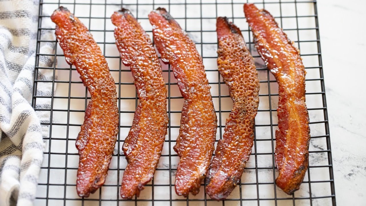 Air Fryer Candied Bacon Recipe YouTube
