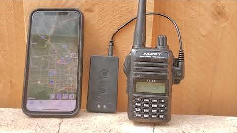 Demo of APRS Fi on iPhone 11 and Mobilinkd TNC via Yaesu FT-4X