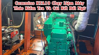 P1: Tháo Kiểm Tra Động Cơ Cummins KTA19 và Cái Kết Đầy Bất Ngờ. KTA19 enginer disassemble check