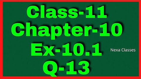 Ex-10.1 Q-13 Class 11 ( Straight Lines ) NCERT Math