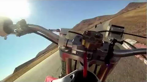 CR500R SUPER MOTO testing @ Willow SPrings Califor...