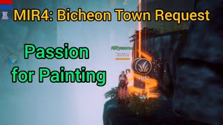 MIR4: Passion for Painting / Find Tools for a Painter (Bicheon Town Request)