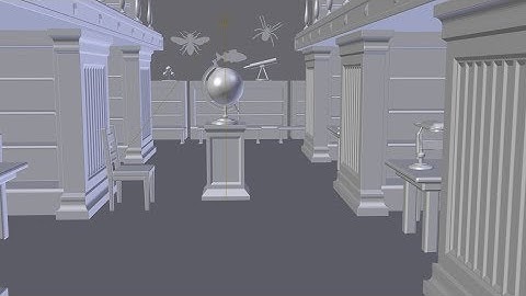 Blender: Modeling a Library (Part 5)