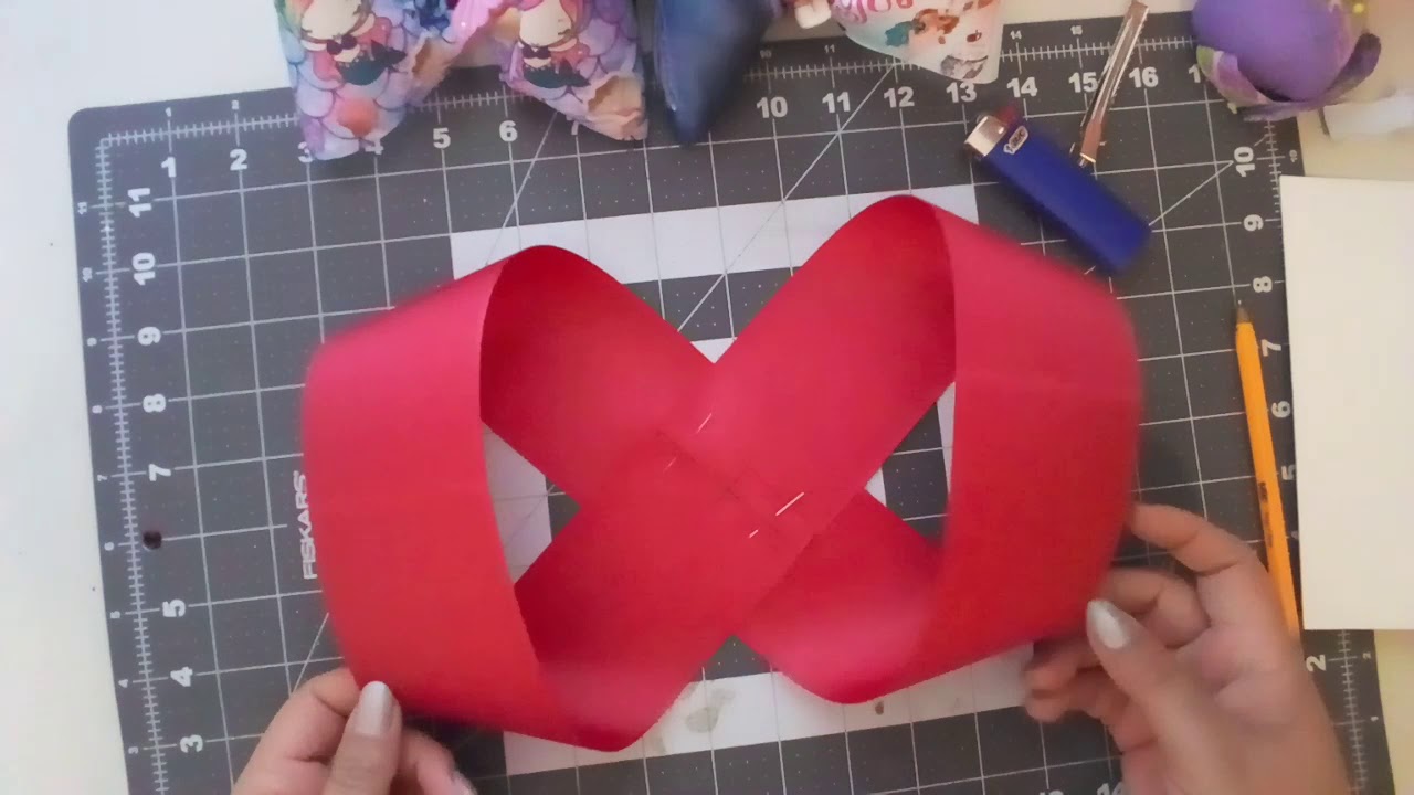 Moño boutique sensillo de liston de 7.5cm