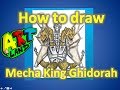 How to Draw Mecha King Ghidorah