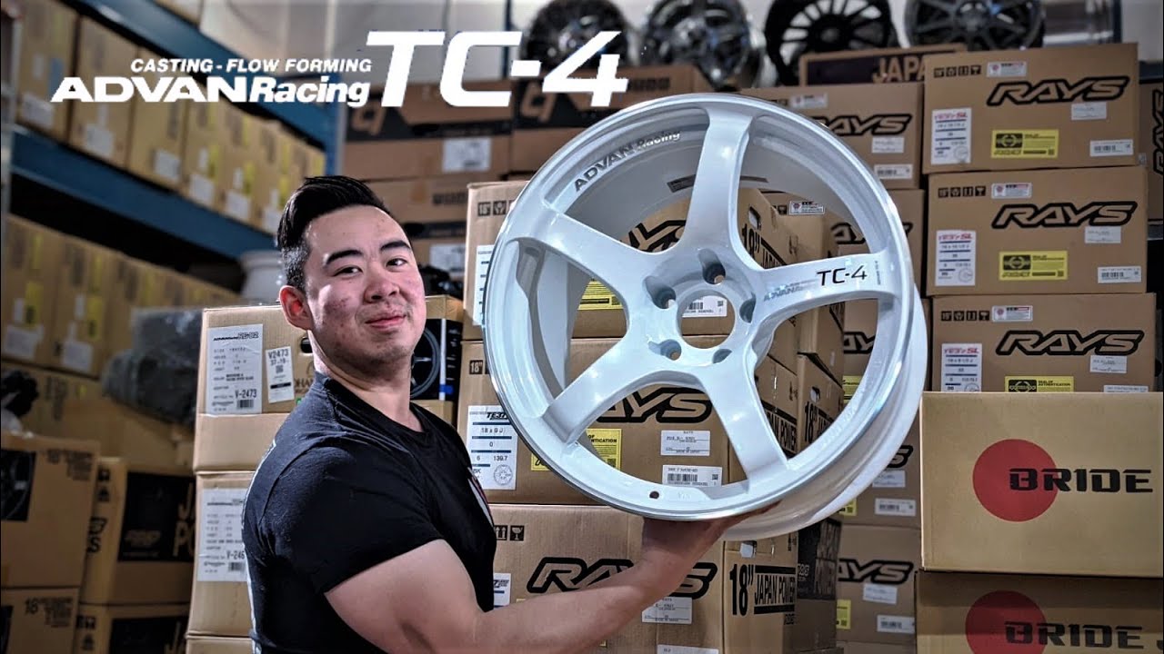 ADVAN RACING TC4 - Everything You Need to Know. Yokohama Wheel 18x10.5 +15  Racing White w/Ring