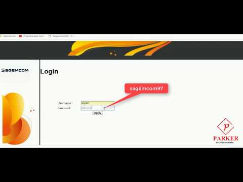 Usuario y contraseña router SAGEMCOM (claro)