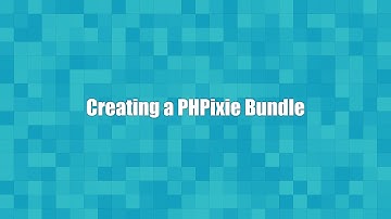 Creating a PHPixie Bundle
