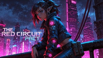 Red Circuit Pact | Quenchspark Protocol Chapter III | Synthwave Cyber-Fantasy Track