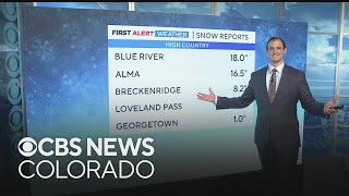 Warming up for the week ahead across Colorado