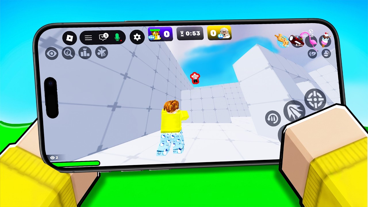 Joguei ROBLOX RIVALS no CELULAR pela PRIMEIRA VEZ! (Deu ruim?)