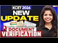 KCET 2026 Final Warning 🚨Last Day to Verify Documents for Reservation Claim | Jasmine Ma'am