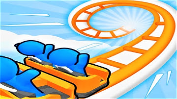 🎢 Runner Coaster 🎢 GAMEPLAY Levels 1-10 (Android, iOS)