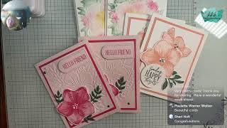 Elegant Card Ideas with the Opulent Oasis Bundle &amp; NEW SCEM Impressions Mat
