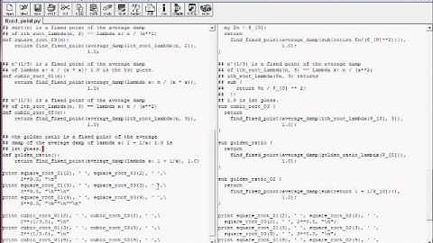 Python&Perl: Fixed Points of Functions, Ith Roots of Integers, Golden Ratio as Fixed Point (Part 02)