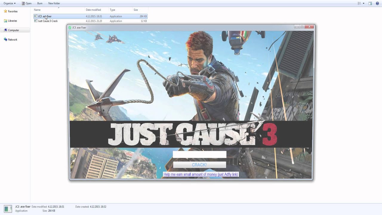 таблетка для just cause 3 скачать