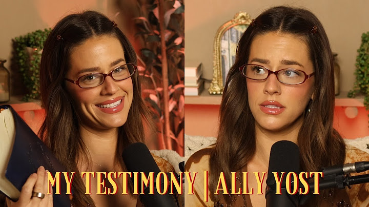 my testimony | Ally Yost | Christ With Coffee On Ice