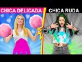 ¡CHICA DELICADA VS. CHICA RUDA! || Cómo hacerse popular en la escuela con 123 GO! GOLD