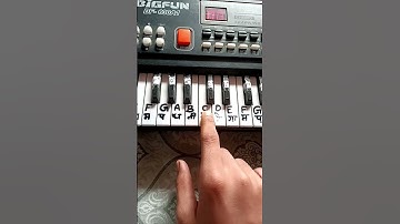 Thumbnail of How To Play Kacha Badam Song In Piano | Easy Tutorial | #video #piano