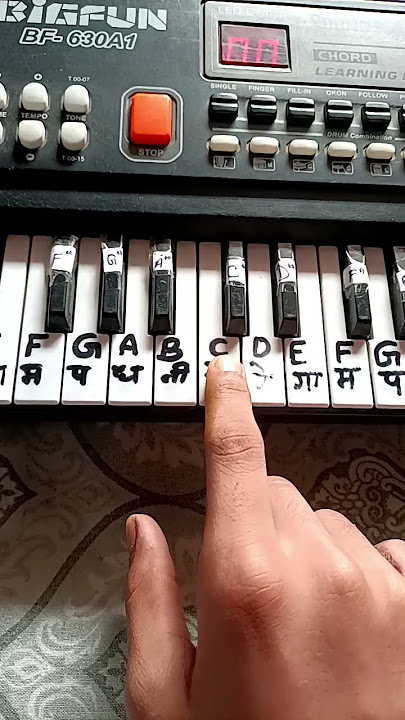 How To Play Kacha Badam Song In Piano | Easy Tutorial | #video #piano