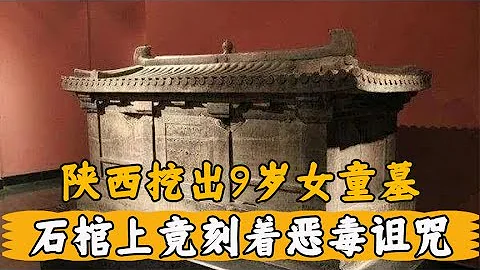 陝西挖出9歲女童墓，石棺上刻着四字詛咒，專家不顧詛咒依舊開棺 - 天天要聞