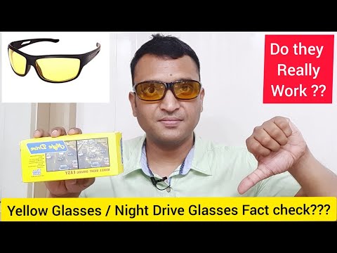 Amazon Night Drive / Do night vision glasses work ?? Night Driving Glasses Review ? Yellow Glasses