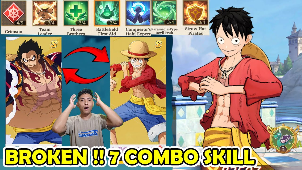 GACHA 100X DAN SHOWCASE 2 LUFFY TERKUAT !! BISA AKTIFKAN 7 COMBO SKILL - PIRATE CREW NEXT CHAPTER
