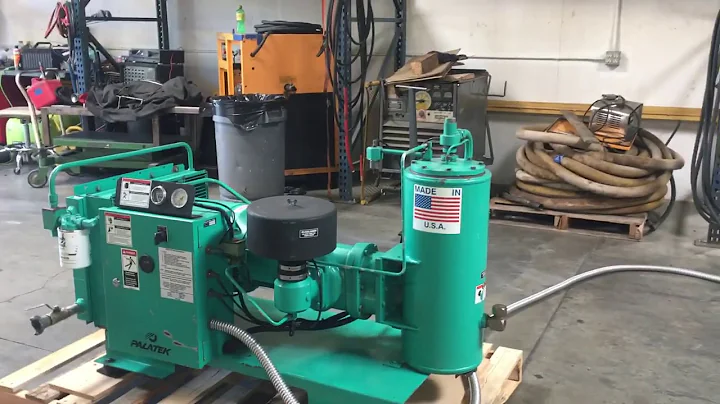 Sullivan Palatek 15hp Rotary Screw Air Compressor 55 CFM 15DM