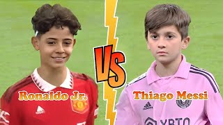 CRISTIANO RONALDO JR. (Ronaldo's Son) VS THIAGO MESSI Transformation 2023 ★ The Ultimate GOAT Battle