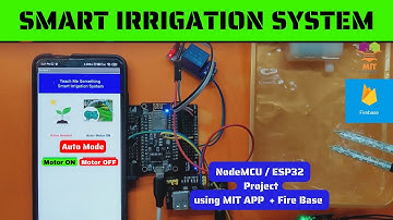 Smart Irrigation Soil Sensor Firebase MIT APP | IOT Project | NodeMCU | ESP32 | Teach Me Something