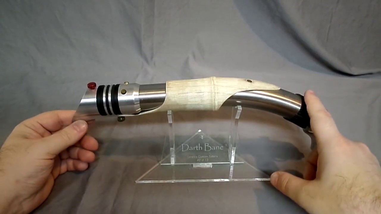 Genesis Custom Sabers GCS Darth Bane #2 of 13 Run1 With Crystal Focus