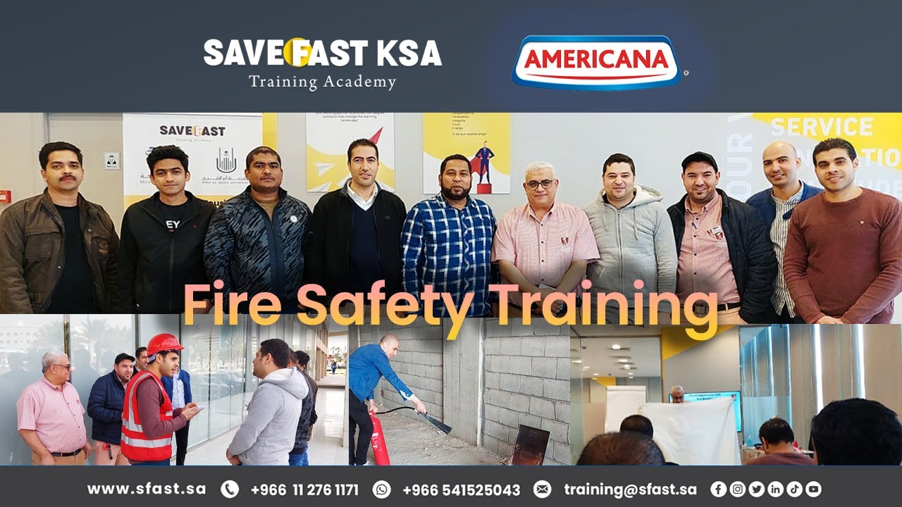 Americana Group - Fire Safety Training @ SaveFast KSA - YouTube