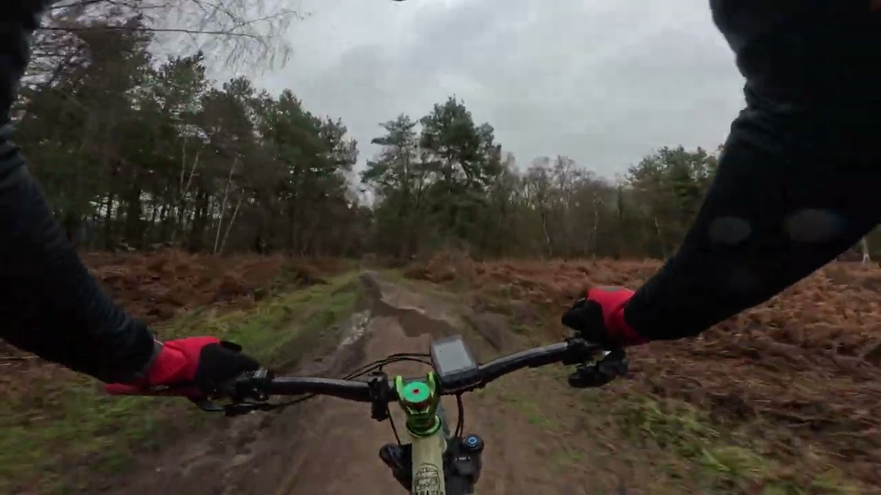 Sherwood Pines Red Route (Outlaw Trail) with all the optional bits