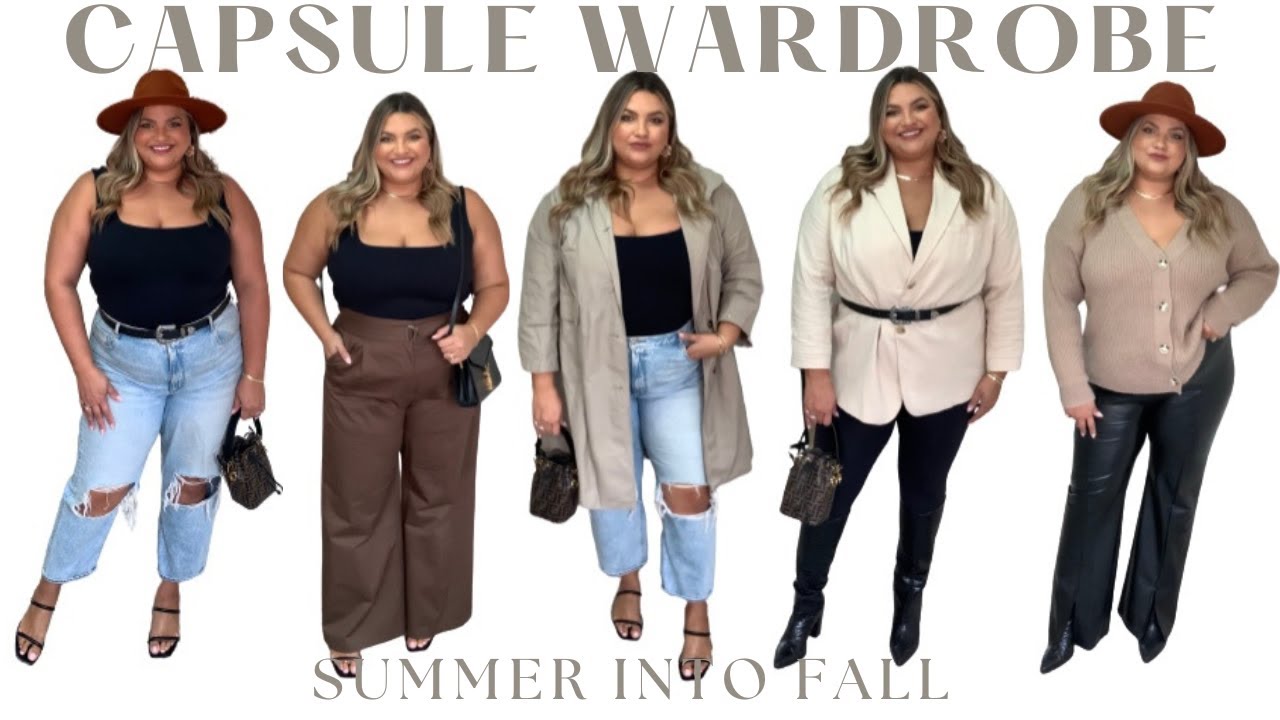 Plus Size Capsule Wardrobe  Your Guide to Plus Size Fall Fashion