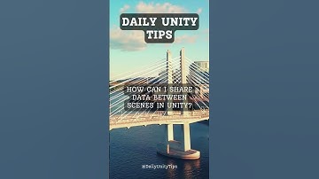 How can I share data between scenes in unity? #FreeTutorials#UnityTips#UnityCommunity#GameDevTips