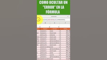 COMÓ OCULTAR UN ERROR EN LA FÓRMULA #aprendeexcel #excel2023