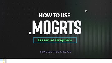 How to Install Multiple .Mogrt Files in Premiere Pro (Mac & Windows)  | Motion Pro V2