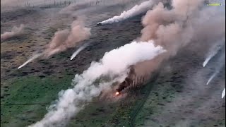 Механизированный штурм на Бахмутском направлении.Война в Украине без прикрас.#война #украина #россия