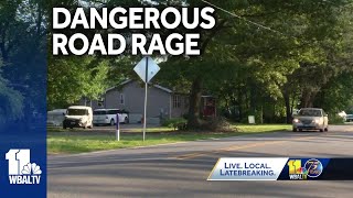 Police searching for suspect after road rage in Glen Burnie