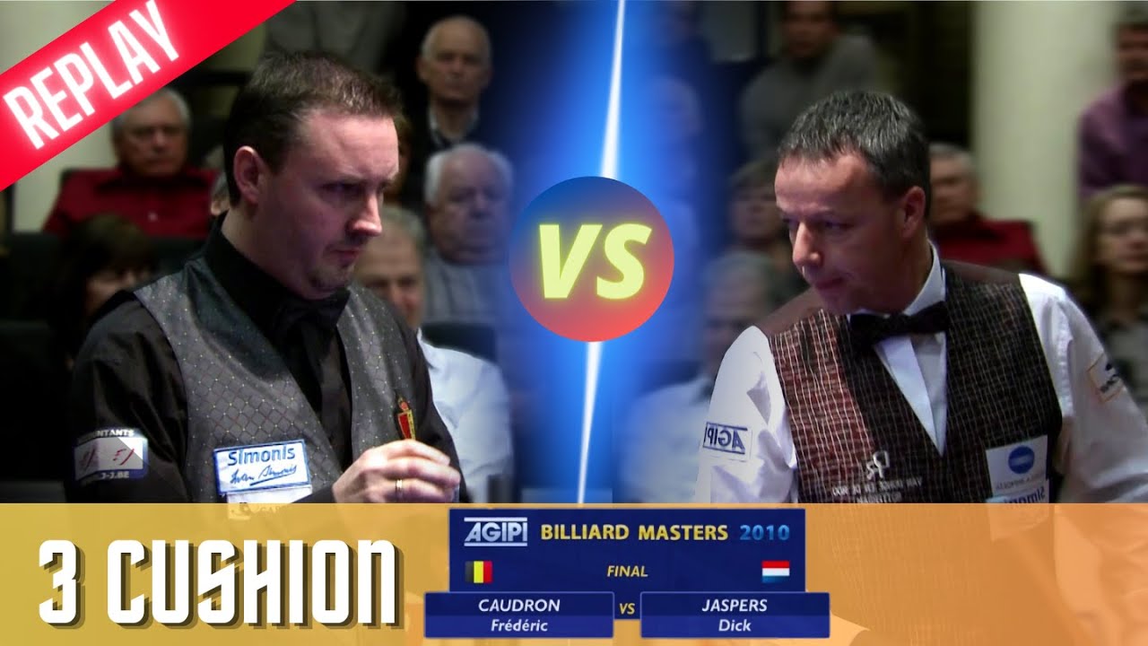 FINAL 3 Cushion - AGIPI 2010 - Dick JASPERS vs Frédéric CAUDRON