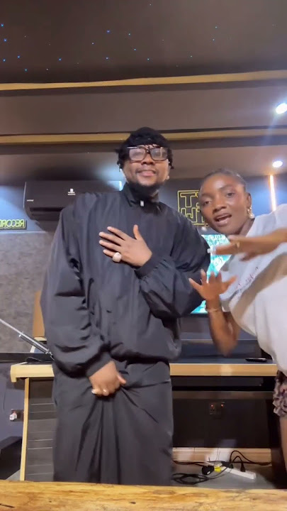 Simi & Kizz Daniel vibing to