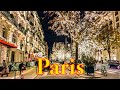 Paris, France🇫🇷 - Christmas Lights 2023 | Paris 4K | A Walk In Paris