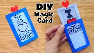 DIY - Magic Card for Fathers Day | Fathers day Greeting Card | Happy Fathers Day Card 2024