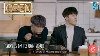 Typical BOBBY being HUNGRY and CUTE on vlive