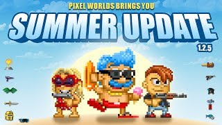 SUMMER UPDATE is here! - Pixel Worlds screenshot 5