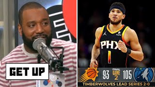 GET UP | Phoenix are cooked! - Chris Canty gives thoughts on Suns' ugly Game 2 loss to Timberwolves