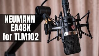 ノイマンTLM102をカッコよくしたい！　エラスティックサスペンション"NEUMANN EA4BK"