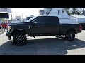 2017 Ford F-250 Platinum Diesel Lifted Super Duty Custom Built Matte Black Paint Job - Walk Around!